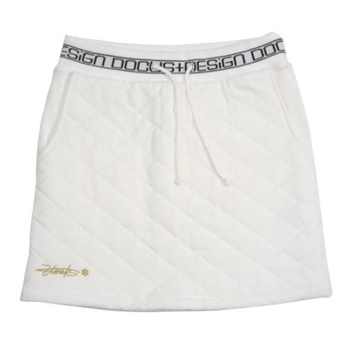 ドゥーカス DOCUS スカート ゴルフ 縦ロゴ M ホワイト 23年製