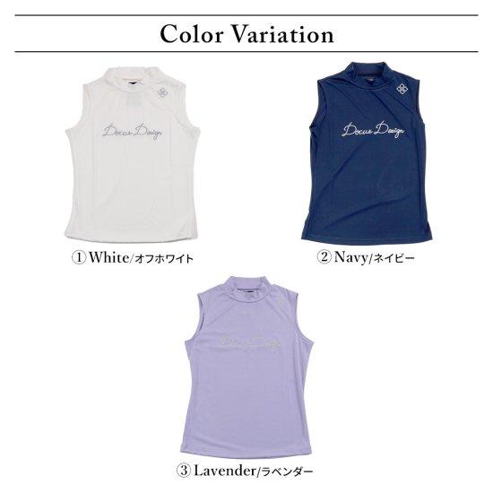 DOCUS ノースリーブ ゴルフ レディース おしゃれ ブランド かわいい DCL23S013 DOCUS（ドゥーカス） ノースリーブ ゴルフ レディース おしゃれ