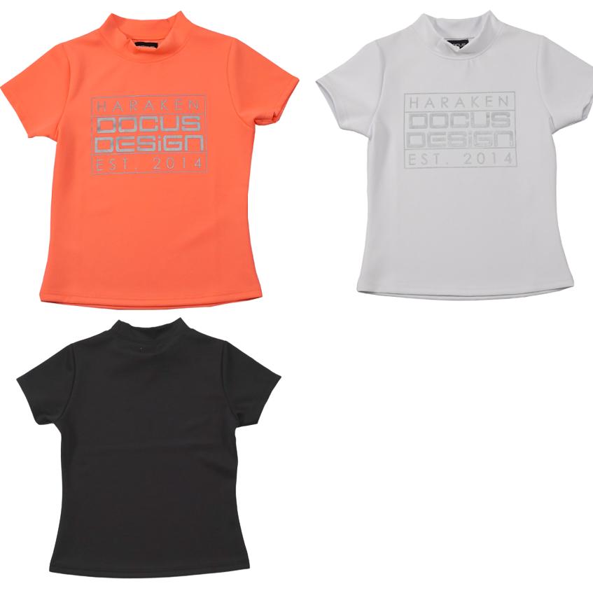 DOCUS ゴルフウェア スウェットモック 半袖 レディース ブランド おしゃれ かわいい dcl24s008-asu お取り寄せ商品 DOCUS（ドゥーカス） ゴルフウェア スウェットモック 半袖 レディース