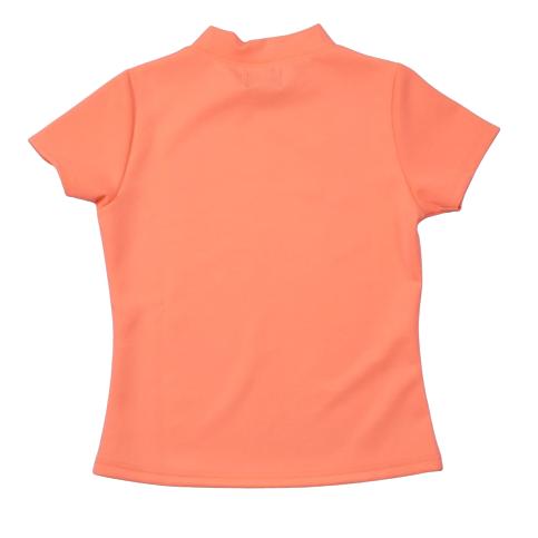 DOCUS ゴルフウェア スウェットモック 半袖 レディース ブランド おしゃれ かわいい dcl24s008-asu お取り寄せ商品 DOCUS（ドゥーカス） ゴルフウェア スウェットモック 半袖 レディース