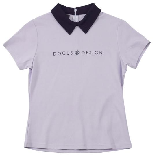 DOCUS（ドゥーカス） ゴルフウェア レディース チビエリシャツ Tシャツ