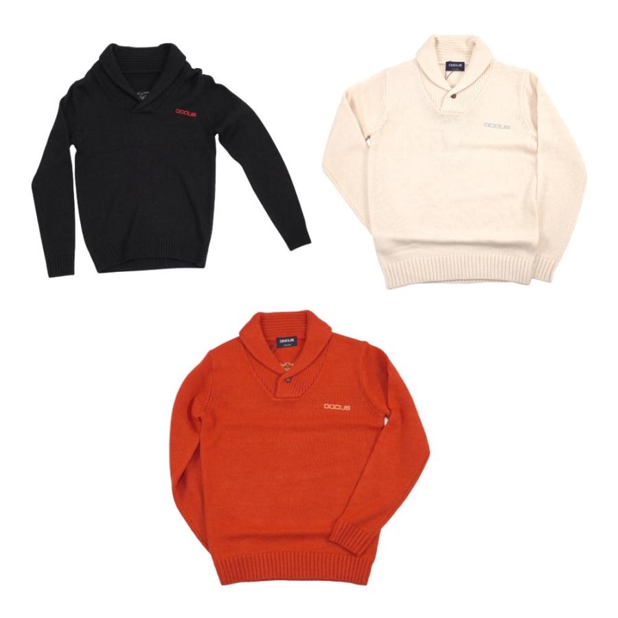 DOCUS ロールカラーニット セーター ゴルフウェア メンズ おしゃれ かっこいい DCM23A009 DOCUS（ドゥーカス） ロールカラーニット セーター ゴルフウェア