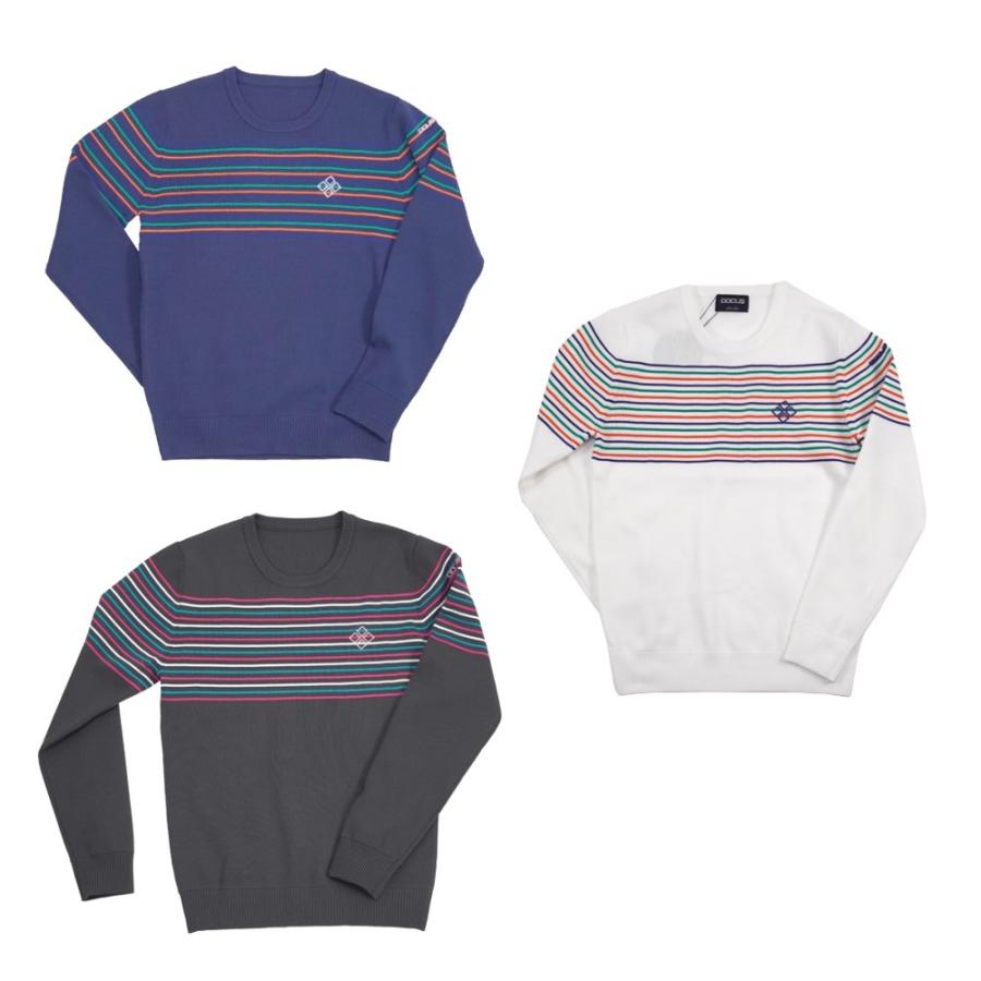 DOCUS（ドゥーカス） レインボーセーター ゴルフウェア メンズ