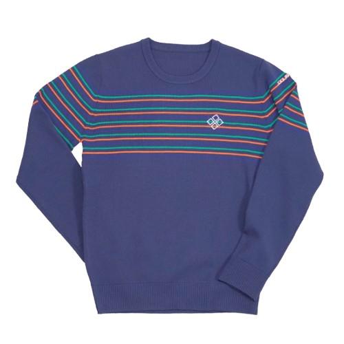 DOCUS レインボーセーター ゴルフウェア メンズ おしゃれ かっこいい DCM23A015 DOCUS（ドゥーカス） レインボーセーター ゴルフウェア メンズ