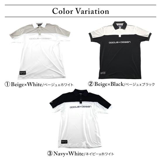 DOCUS（ドゥーカス） ポロシャツ 半袖 ゴルフ メンズ おしゃれ