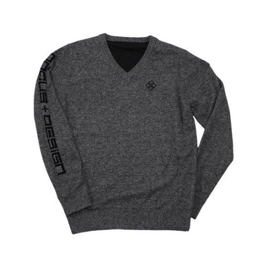 DOCUS ゴルフウェア Vネックニット メンズ ブランド シンプル かっこいい dcm24a011-asu お取り寄せ商品 DOCUS（ドゥーカス） ゴルフウェア Vネックニット メンズ ブランド