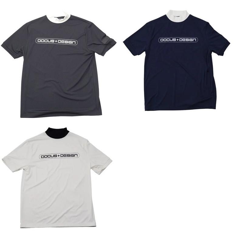 DOCUS（ドゥーカス） ゴルフウェア モックネック 半袖 メンズ ブランド