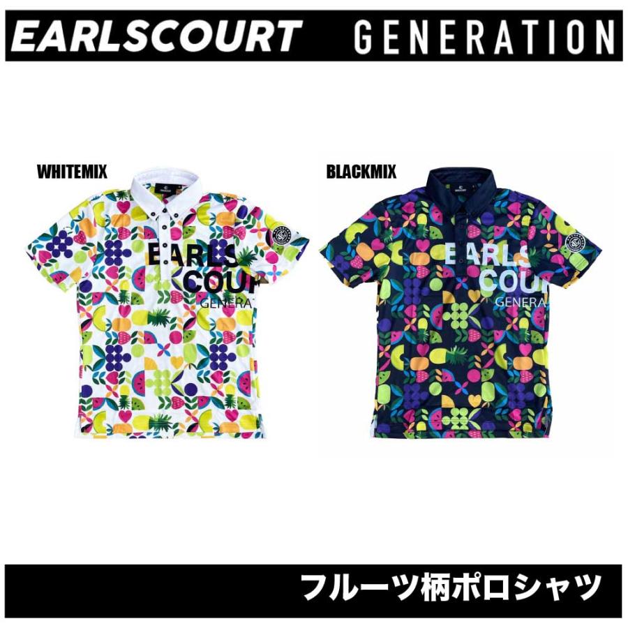 EARLSCOURT アールズコート ゴルフウェア ポロシャツ FRUIT メンズ かっこいい  EC-G033 お取り寄せ商品 アールズコート（Earls Court） ゴルフウェア ポロシャツ FRUIT メンズ