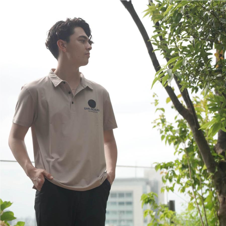 EARLSCOURT アールズコート ゴルフウェア チェックドット モックネックトップ CHECK DOT 半袖 メンズ かっこいい EC-G043 お取り寄せ商品 アールズコート（Earls Court） ゴルフウェア チェックドット モック