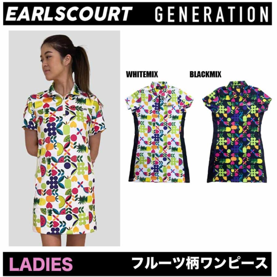 EARLSCOURT GENERATION アールズコート ゴルフウェア ワンピース FRUIT レディース おしゃれ ブランド EC-GL007 お取り寄せ商品_7