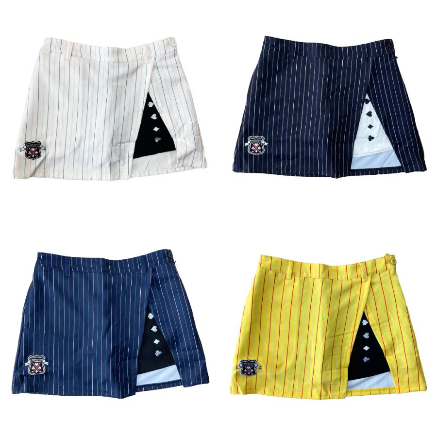 EARLSCOURT GENERATION アールズコート ゴルフウェア キュロット スカート BADGE STRIPE レディース おしゃれ