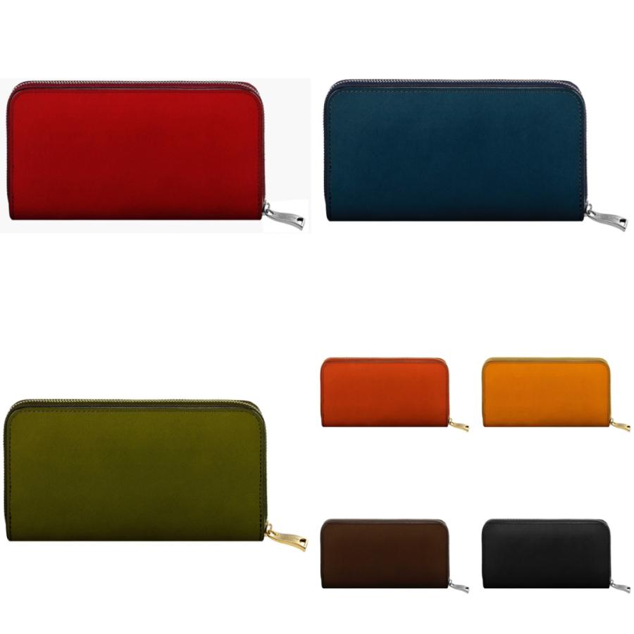 Lilyleather Design リリーレザーデザイン ラウンドファスナー 長財布