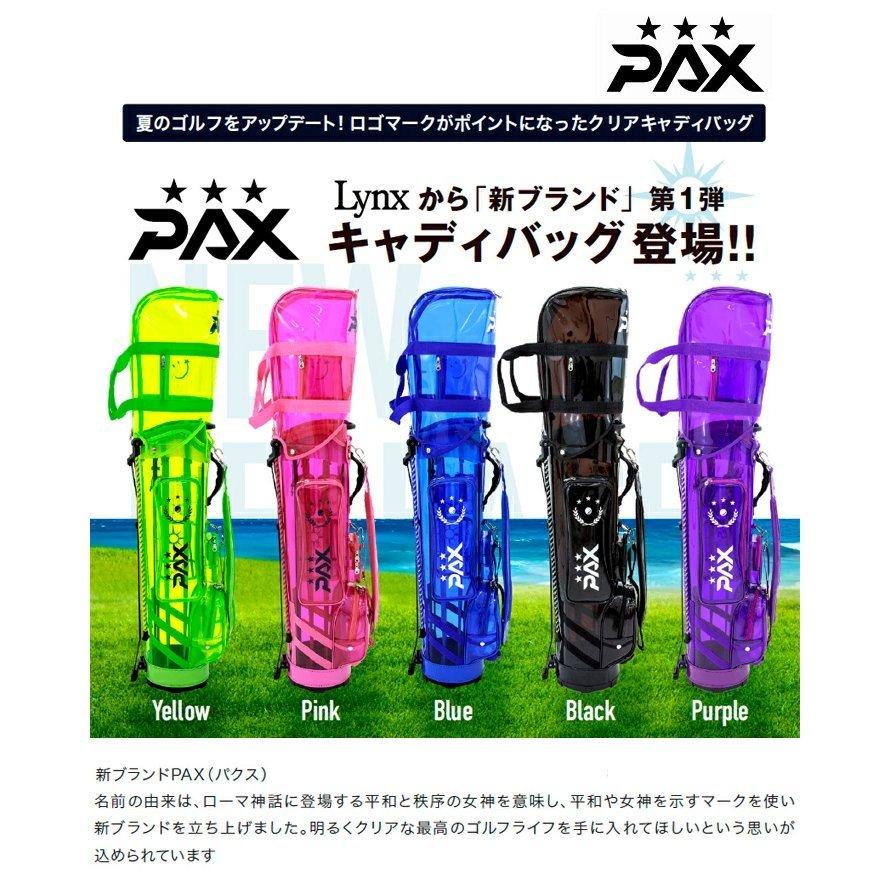 キャディーバック かっこいい おしゃれ メンズ ゴルフバック Lynx リンクス PAXCB-01 PAX｜trues｜02