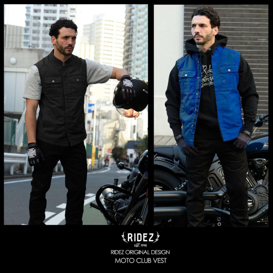 お取り寄せ RIDEZ ライズ プロテクター ベスト ライダース オールシーズン メンズ おしゃれ ブランド バイク MV02 ライズ（RYZ） お取り寄せ RIDEZ プロテクター ベスト ライダース
