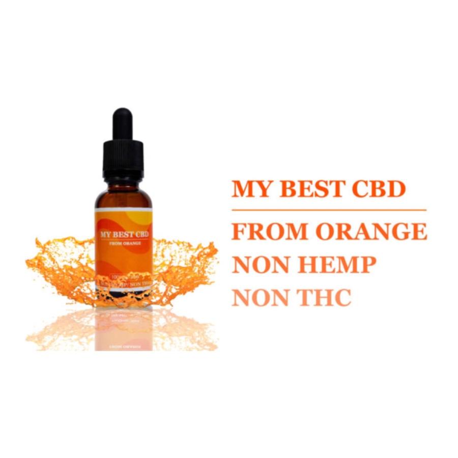 CBD オイル 舌下 THCフリー 効果 MY BEST for Orange オレンジ由来の