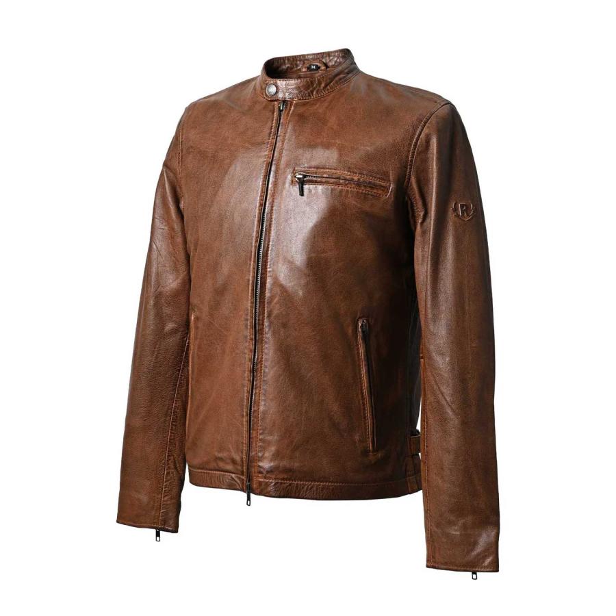 RIDEZ ジャケット ライダース メンズ おしゃれ かっこいい ブランド レザー 革 ACE RLJ110 BROWN【お取り寄せ】 ライズ（RYZ） RIDEZ ジャケット ライダース メンズ おしゃれ