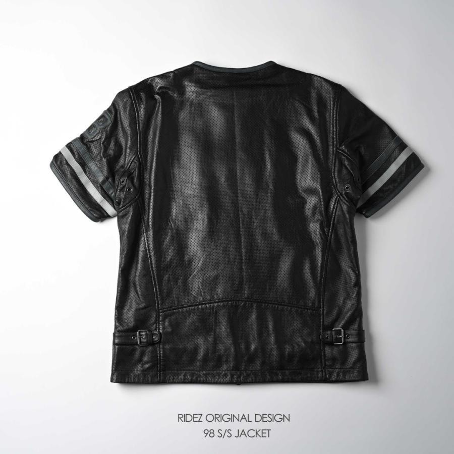 ライズ　半袖 革ジャン レディース メンズ レザー　ライダー　バイク 本革　L Amazon.co.jp: [ライズ] レザージャケット RLSJ16 ブラック M