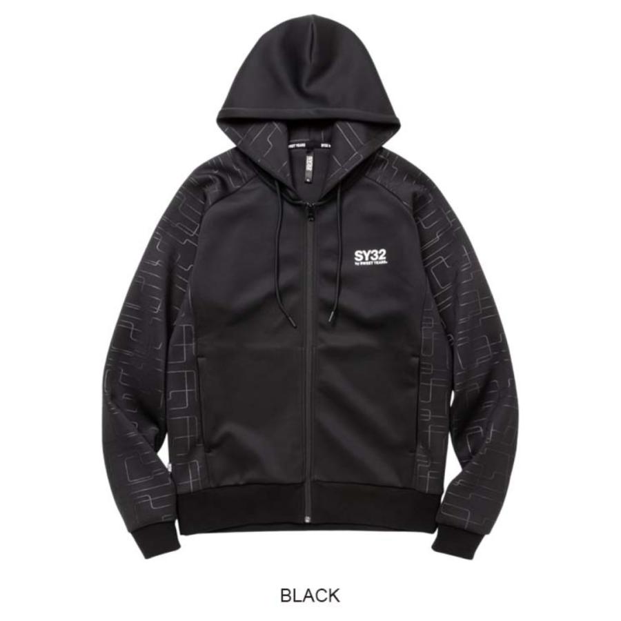 SY32 by SWEET YEARS パーカー スウェット ジップアップ メンズ