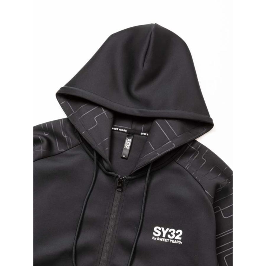 SY32 by SWEET YEARS パーカー スウェット ジップアップ メンズ