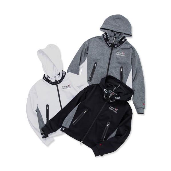 SY32 by SWEET YEARS パーカー ゴルフ レディース ブランド おしゃれ  ジップアップ カルビコ SYG-22A06W【お取り寄せ】 SY32 by SWEET YEARS（エスワイサーティトゥバイスィートイヤーズ