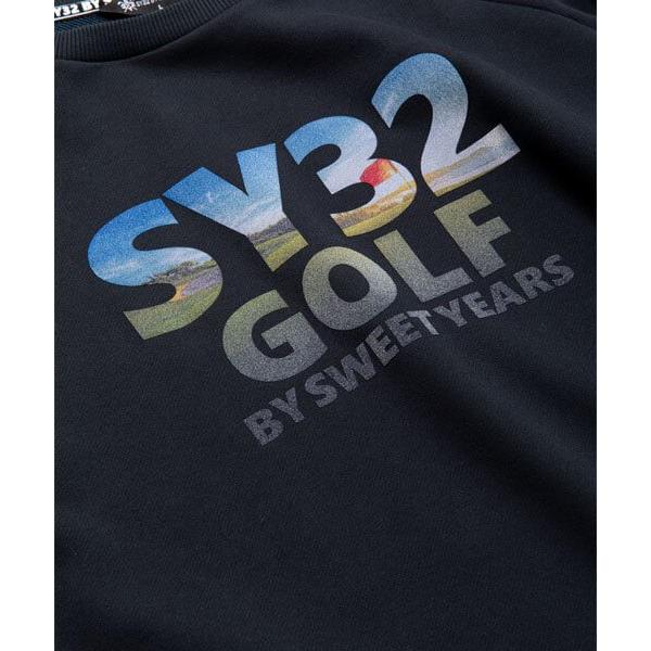 SY32 by sweet years ゴルフ スウェット メンズ おしゃれ ブランド ウェア プルオーバー SYG-22A52の画像