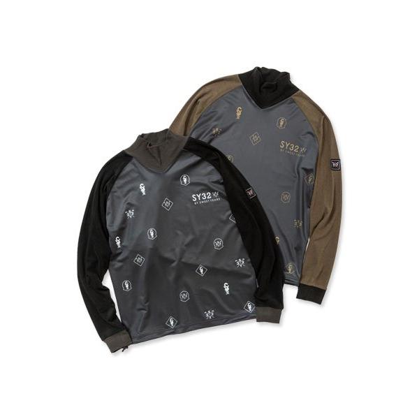 SY32 by SWEET YEARS ゴルフウェア モックシャツ Tシャツ 長袖 メンズ おしゃれ かっこいい ブランド SYG-23A07【お取り寄せ】 SY32 by SWEET YEARS（エスワイサーティトゥバイスィートイヤーズ