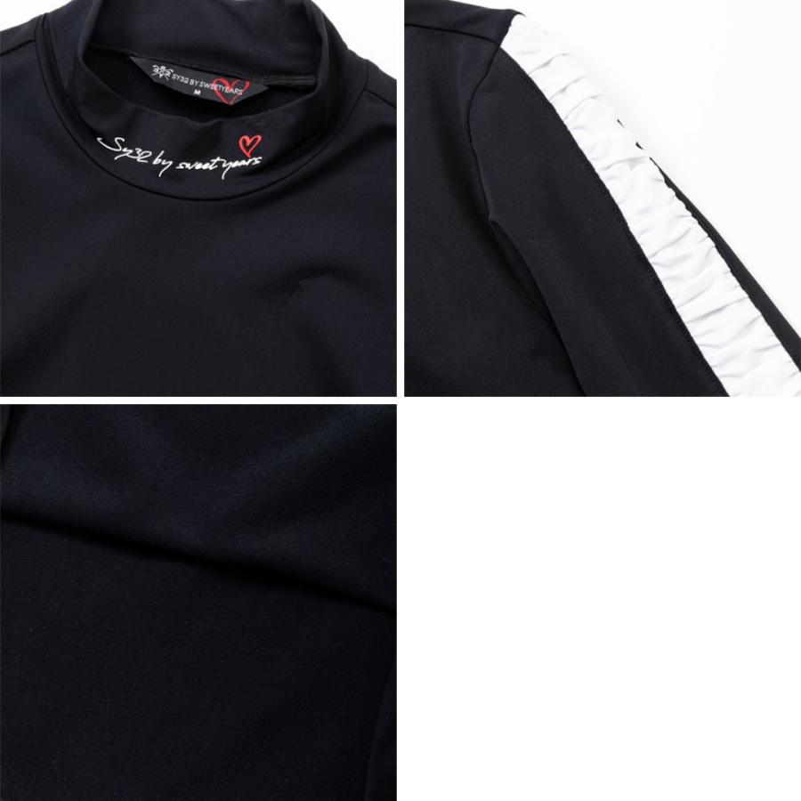 SY32 by SWEET YEARS お取り寄せ モックネック ストレッチ 長袖 SY32 by SWEET YEARS お取り寄せ モックネック ストレッチ 長袖