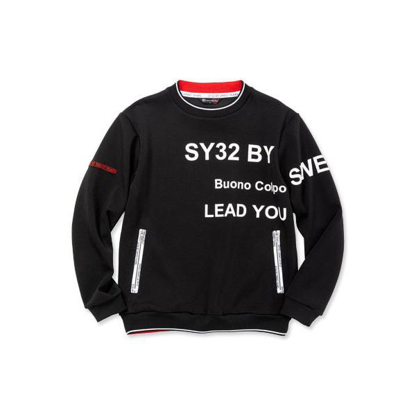 SY32 by SWEET YEARS スウェット モックネックシャツ 長袖 プル