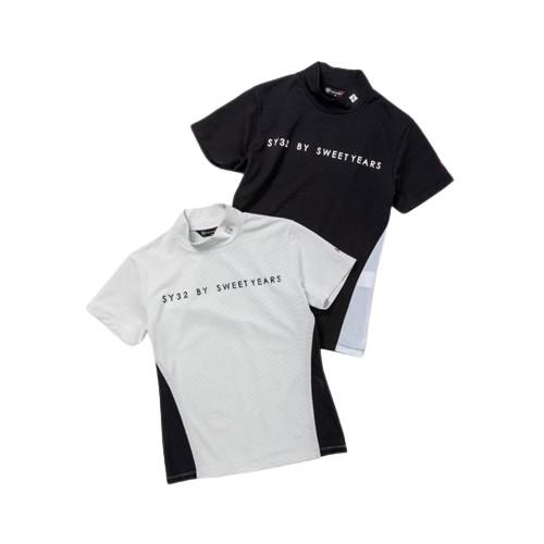 SY32 by SWEET YEARS Tシャツ モックシャツ レディース ブランド おしゃれ ゴルフ スポーツ ストレッチ SYG-23S13W SY32 by SWEET YEARS（エスワイサーティトゥバイスィートイヤーズ