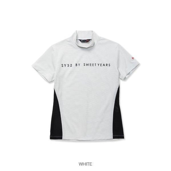 SY32 by SWEET YEARS Tシャツ モックシャツ レディース ブランド おしゃれ ゴルフ スポーツ ストレッチ SYG-23S13W SY32 by SWEET YEARS（エスワイサーティトゥバイスィートイヤーズ
