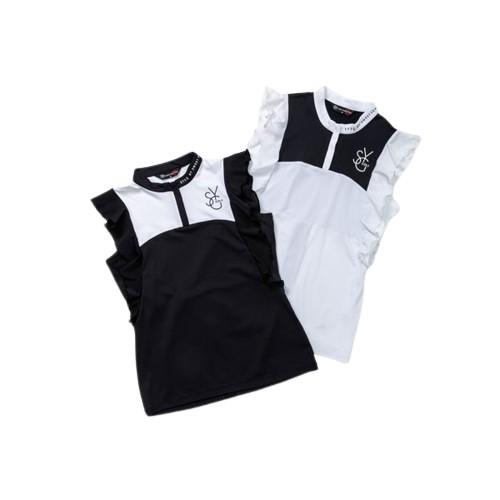 SY32 by SWEET YEARS Tシャツ モックシャツ レディース ブランド おしゃれ ゴルフ スポーツ ストレッチ ノースリーブ SYG-23S16W SY32 by SWEET YEARS（エスワイサーティトゥバイスィートイヤーズ