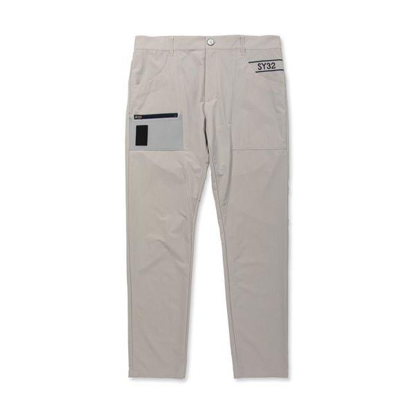 SY32 by SWEET YEARS ロングパンツ ストレッチパンツ ビッグロゴ メンズ ブランド おしゃれ ゴルフ スポーツ ストレッチ SYG-23S17 SY32 by SWEET YEARS（エスワイサーティトゥバイスィートイヤーズ