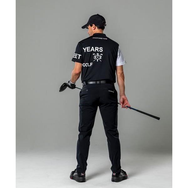 SY32 by SWEET YEARS Tシャツ レタードロゴ 半袖 ハイネック プルオーバー モックシャツ メンズ ブランド おしゃれ ゴルフ スポーツ SYG-23S38｜trues｜16