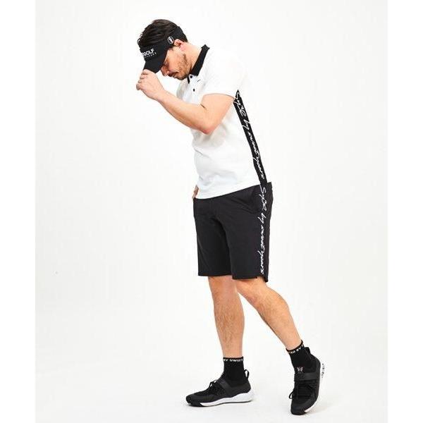 SY32 by SWEET YEARS メンズ ゴルフウェア ポロシャツ 黒 SY32 by SWEET YEARS スウィートイヤーズ ゴルフウェア