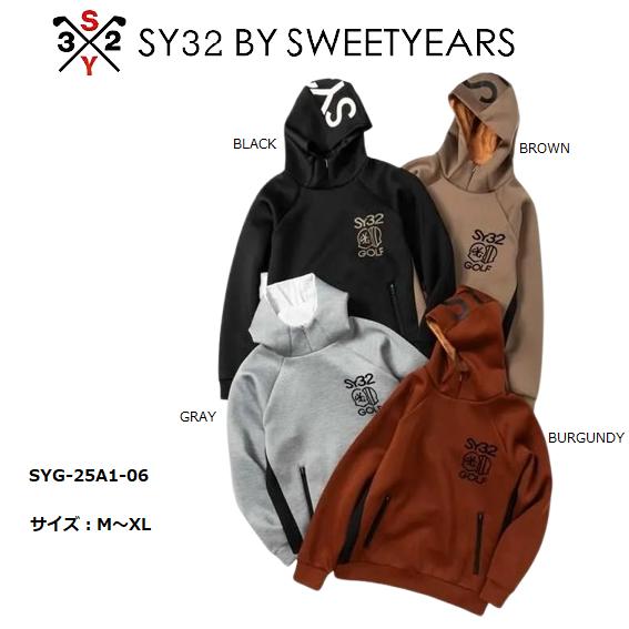 SY32 ゴルフ ゴルフウェア パーカー 長袖 メンズ おしゃれ ブランド かっこいい SYG-25A1-06【お取り寄せ】 SY32 by SWEET YEARS（エスワイサーティトゥバイスィートイヤーズ