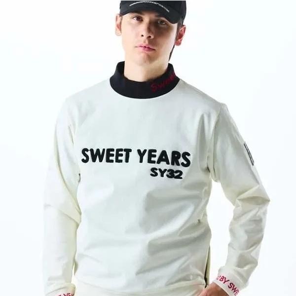 SY32 ゴルフ ゴルフウェア フリースシャツ ロングTシャツ 長袖 メンズ おしゃれ ブランド かっこいい SYG-25A1-45【お取り寄せ】 SY32 by SWEET YEARS（エスワイサーティトゥバイスィートイヤーズ