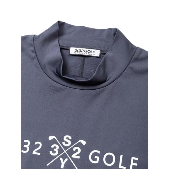 SY32 by SWEET YEARS ゴルフウェア モックネックシャツ Tシャツ