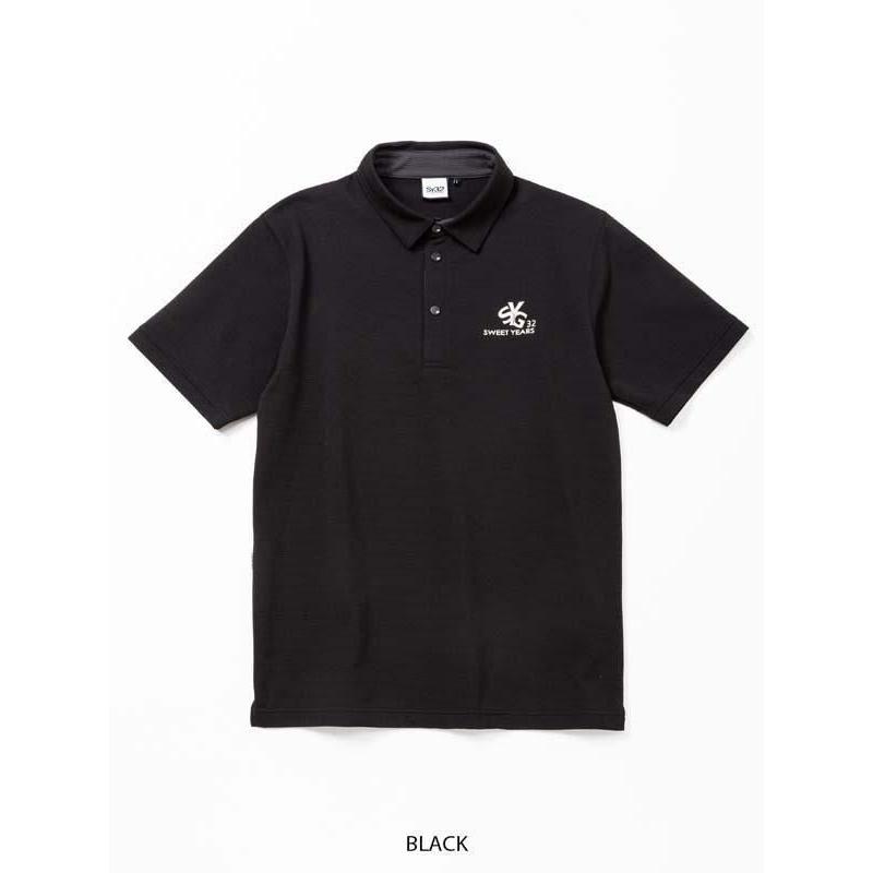 SY32 by SWEET YEARS GOLF ポロシャツ ブラック XL新品 SY32 by SWEET YEARS（エスワイサーティトゥバイスィートイヤーズ