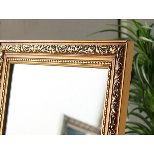 ④イギリスアンティーク調鏡✳︎大きな鏡✳︎金色フレーム IMG_8543_1