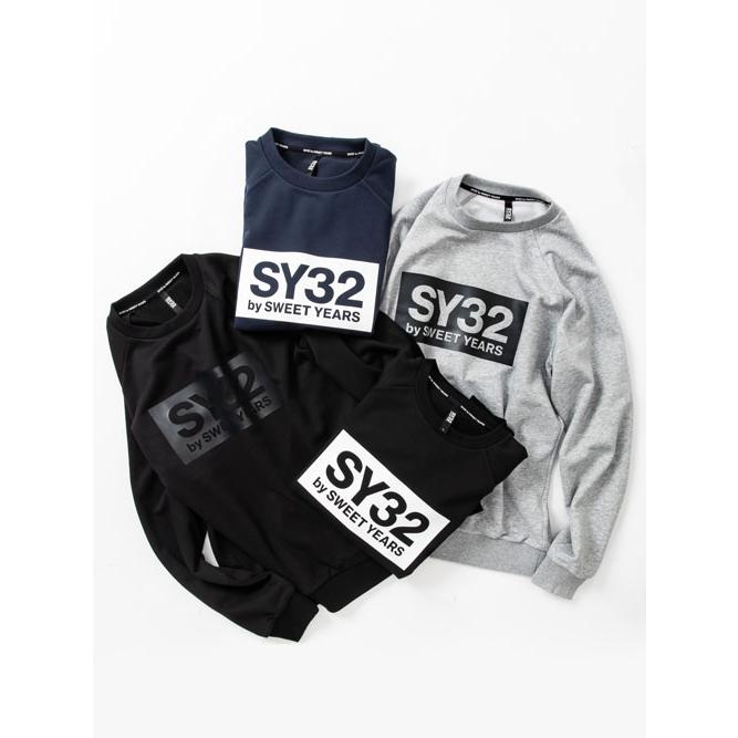 SY32 by SWEET YEARS スエット トレーナー ブランド おしゃれ クルー