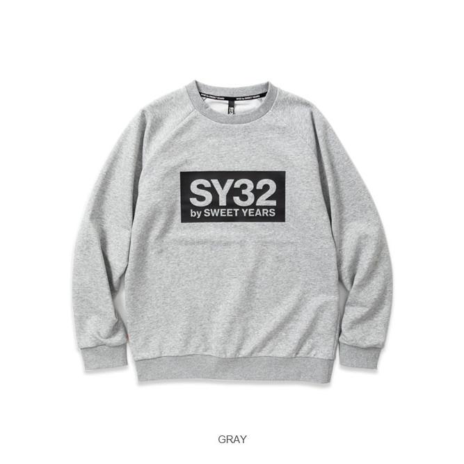 SY32 by SWEET YEARS スエット トレーナー ブランド おしゃれ クルー