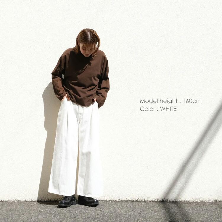 VENT BLANC+ ヴァンブラン プリュス 12oz DENIM ワイドパンツ メンズ レディース おしゃれ ブランド VBP191303 【お取り寄せ】 vent blanc（ヴァンブラン） VENT BLANC+ プリュス 12oz DENIM ワイド