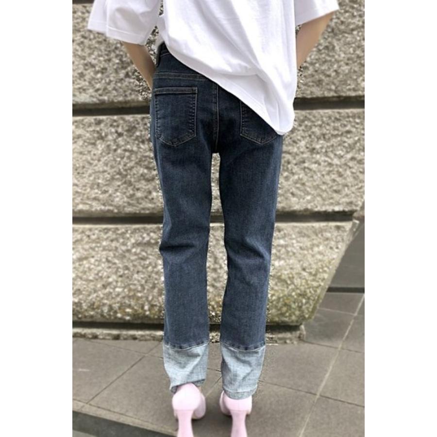 INDIMARK インディマーク ジーンズ デニム レディース おしゃれ ブランド ボーイフレンド 裏ボアWJ042 インディゴ INDIMARK インディマーク ジーンズ デニム レディース おしゃれ