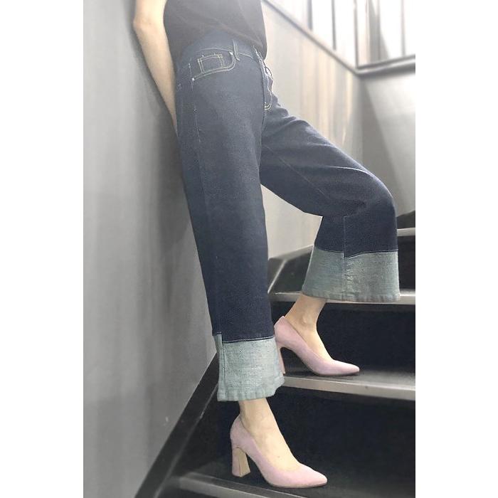 INDIMARK インディマーク ジーンズ デニム レディース パンツ おしゃれ ブランド フレア  WJ063 切り返し INDIMARK インディマーク ジーンズ デニム レディース パンツ おしゃれ