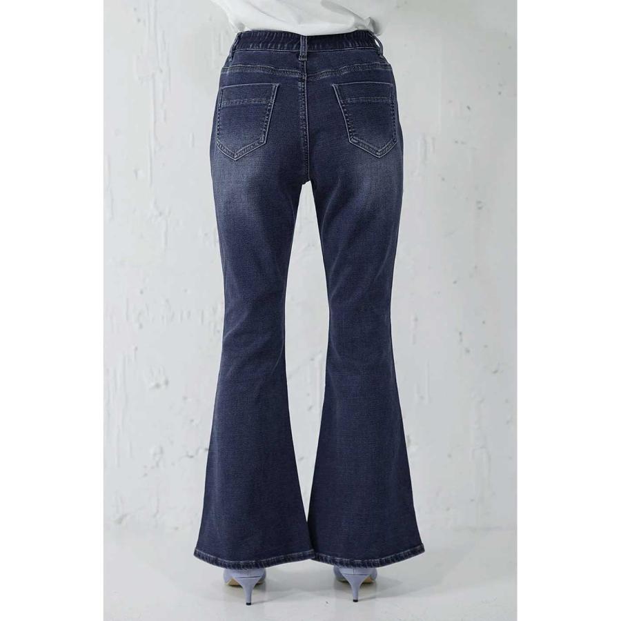 INDIMARK（インディマーク） INDIMARK INDKNIT フレア デニムパンツ