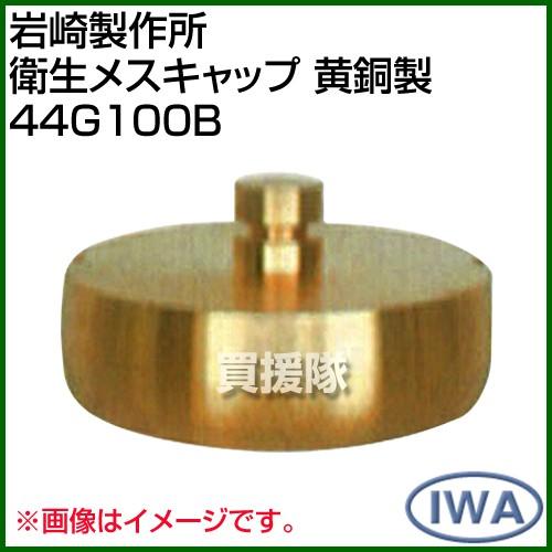 岩崎製作所　衛生メスキャップ　黄銅製　44G100B　サイズ:100