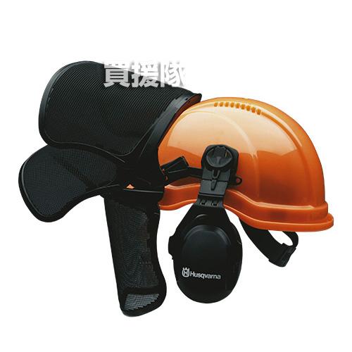 ハスクバーナ（Husqvarna） ヘルメット一式 蛍光色 : 買援隊ヤフー店