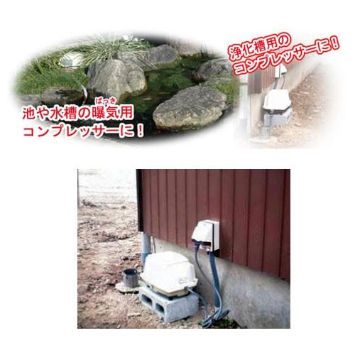 （P5倍）（22日限定）浄化槽 ブロア― 120 エアーポンプ 工進 AK-120の画像