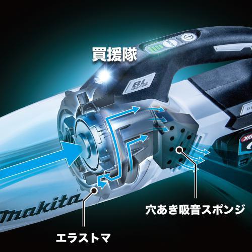 マキタ 40Vmax 充電式 クリーナ （本体のみ バッテリー 充電器