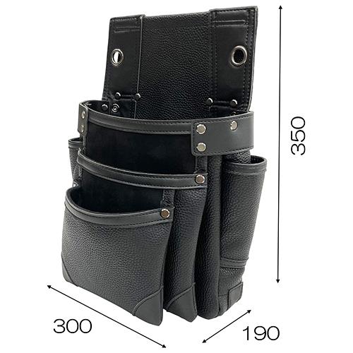 袋 SK11 黒 釘袋3段スィングポケット SSL-NB-12 期間限定 ポイント10倍